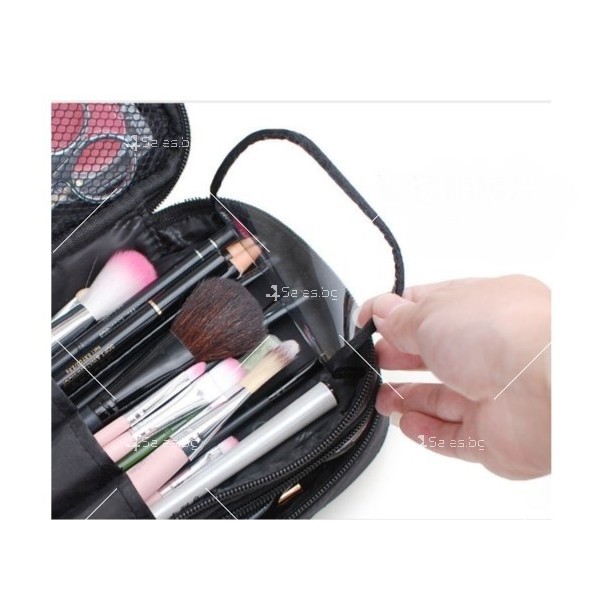 Водоустойчива двуслойна чанта за гримове и козметика HZS437 10