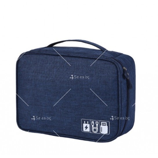 Мека чанта тип куфар за носене на електронни аксесоари, водоустойчиа HZS439