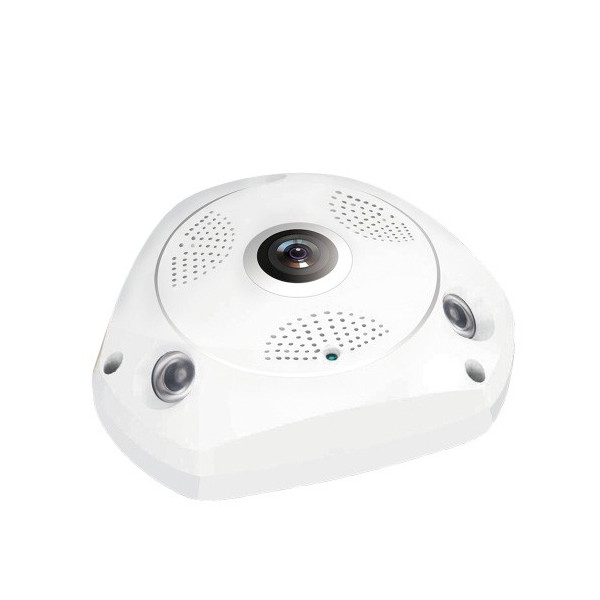 IP 3D камера CCTV с Wi Fi , 360 градуса ъгъл на заснемане и нощно виждане IP6 4