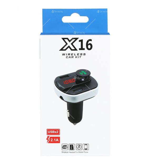 X16 Безжичен, автомобилен Bluetooth Mp3 плейър HF70 3