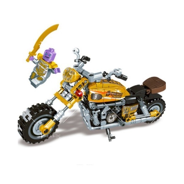 Детска пластмасова играчка, Мотор с фигурка 1