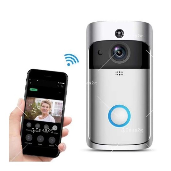 Безжичен Smart звънец с камера, WiFi, 1080P HD - TV923