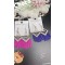 Колекция дамски обеци с плътни висулки от синджирчета в ексклузивни цветове А188 13