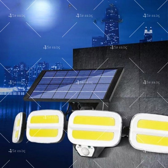 ЛЕД Диодна соларна лампа за стенен монтаж - H LED64
