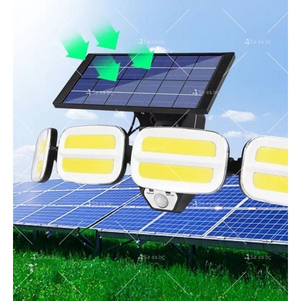 ЛЕД Диодна соларна лампа за стенен монтаж - H LED64 6