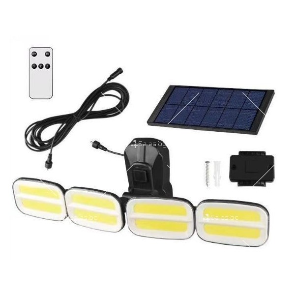 ЛЕД Диодна соларна лампа за стенен монтаж - H LED64 7
