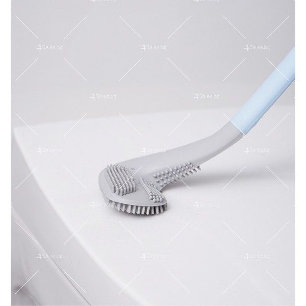 Силиконова четка за ефективно почистване на тоалетна TV553 5
