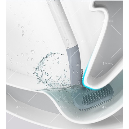 Силиконова четка за ефективно почистване на тоалетна TV553