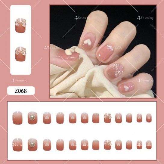Изкуствени нокти в комплект с разнообразни цветове - ZJY177