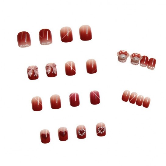 Изкуствени нокти в комплект с разнообразни цветове - ZJY177