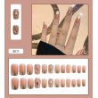 Изкуствени нокти с красив дизайн, комплект от 24 броя - ZJY168 11