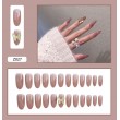 Изкуствени нокти с красив дизайн, комплект от 24 броя - ZJY168 26