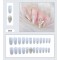 Изкуствени нокти с красив дизайн, комплект от 24 броя - ZJY168 27