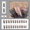Изкуствени нокти с красив дизайн, комплект от 24 броя - ZJY168 35