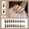 Изкуствени нокти с красив дизайн, комплект от 24 броя - ZJY168 37
