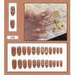 Изкуствени нокти с красив дизайн, комплект от 24 броя - ZJY168 39