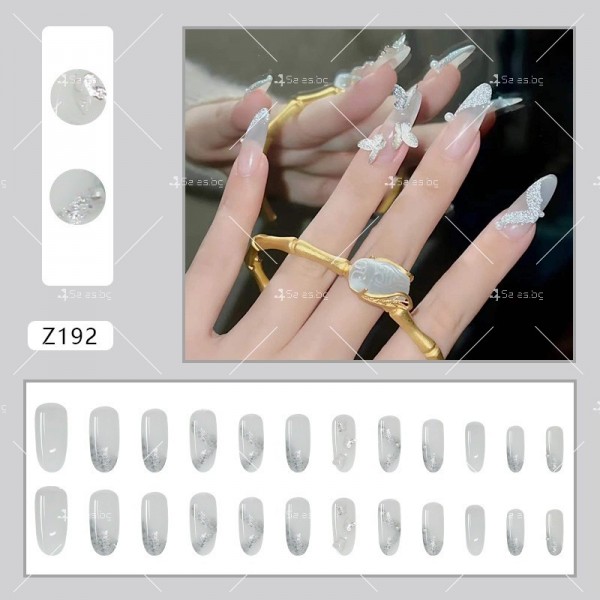 Изкуствени нокти в няколко модела, комплект от 24 броя - ZJY164 36