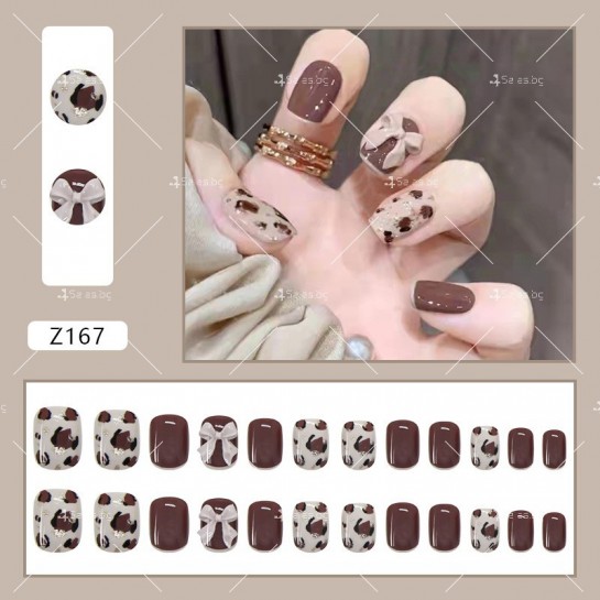 Изкуствени нокти в няколко модела, комплект от 24 броя - ZJY164