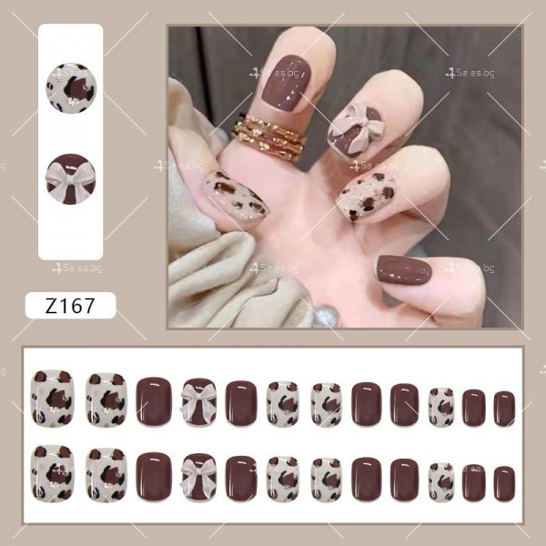 Изкуствени нокти в няколко модела, комплект от 24 броя - ZJY164 42