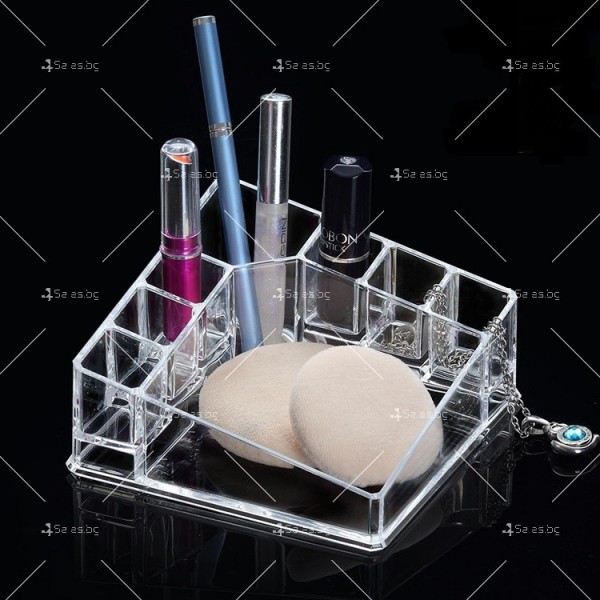 Прозрачен органайзер за козметични продукти и аксесоари - HZH2 4