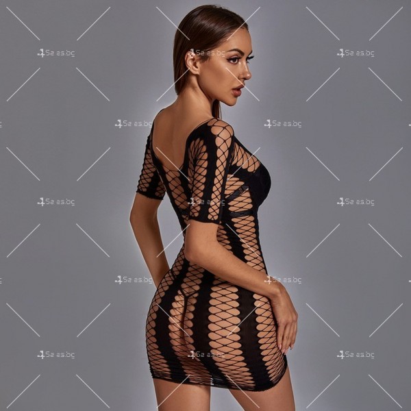Дамска рокля с еротичен дизайн на мрежа - NY168 1