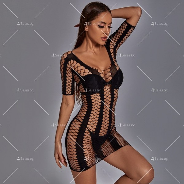 Дамска рокля с еротичен дизайн на мрежа - NY168 3