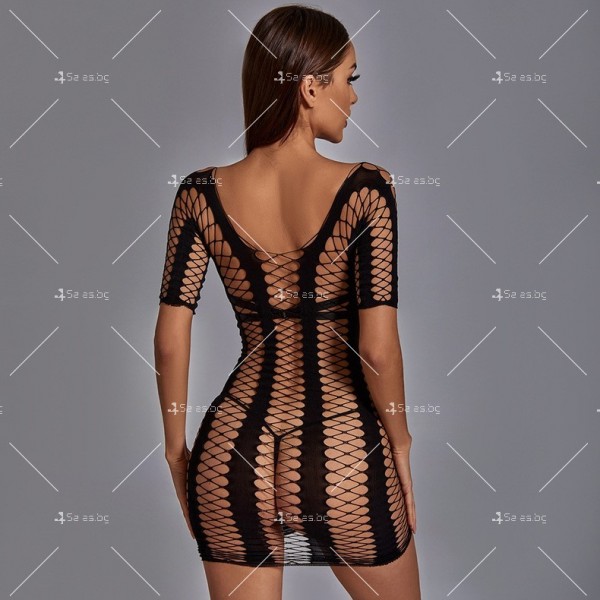 Дамска рокля с еротичен дизайн на мрежа - NY168 5