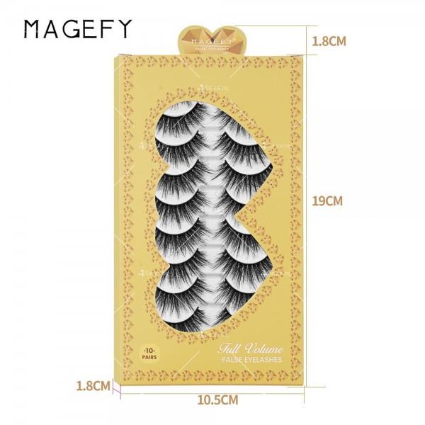 Изкуствени мигли Magefy 10 чифта HZS464 9