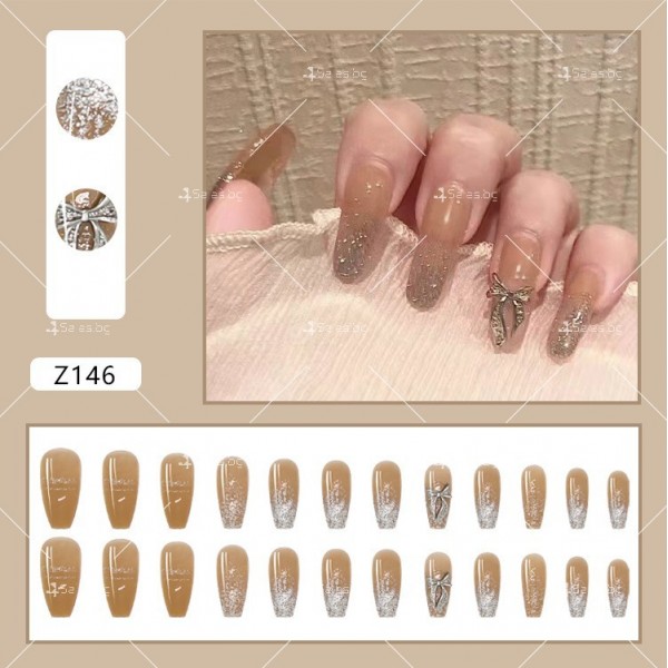Изкуствени нокти, 24 броя в комплект - ZJY160 6