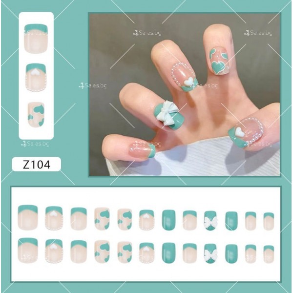 Комплект от 24 изкуствени нокти в няколко варианта - ZJY181 24