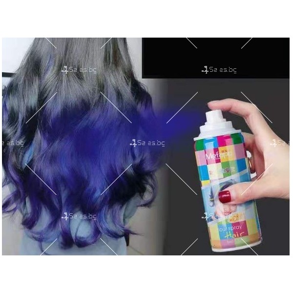 Цветен спрей за коса с отмиване в гама от 14 цвята HZS526 5