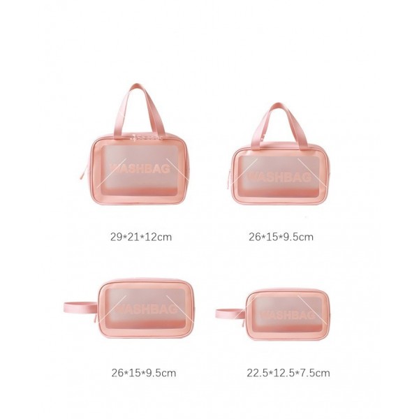 Прозрачна чанта несесер за козметични продукти, различни размери HZS556 11