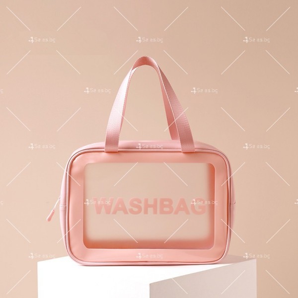 Прозрачна чанта несесер за козметични продукти, различни размери HZS556 21