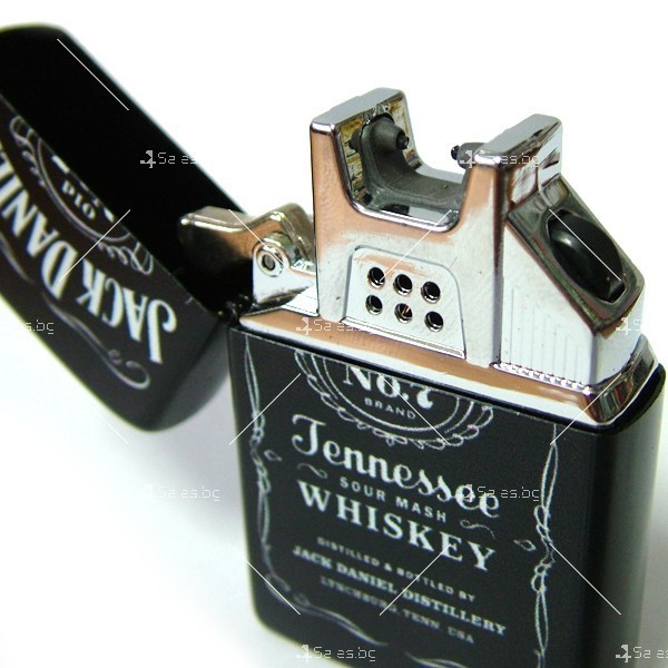 Ветроустойчива USB запалка, Jack Daniel's с двойна волтова дъга - zp1 4