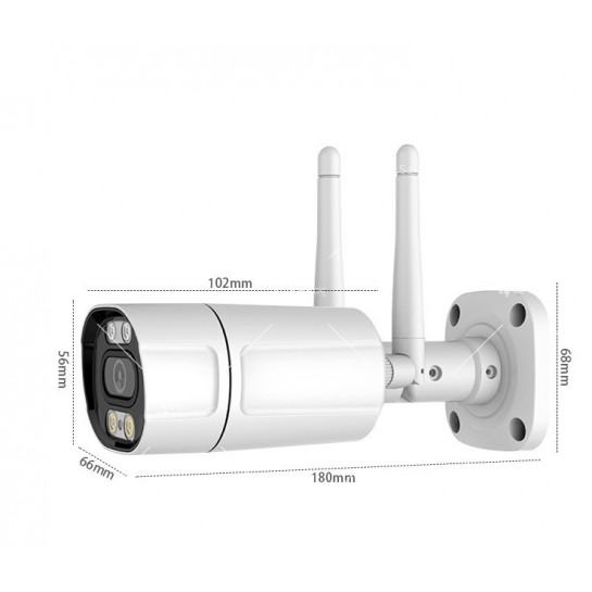 Камера за видеонаблюдение, Wifi, TF карта, HD качество - IP49
