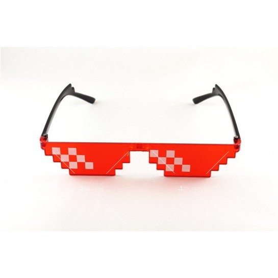 Пикселни дамски слънчеви очила, различни цветове