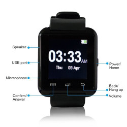 Смарт часовник със сим карта U 8 Watch 25