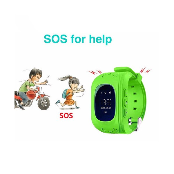 GPS часовник -телефон за деца  - тракер  за проследяване smart watch q50