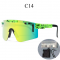 Двойни широки поляризирани спортни слънчеви очила рамка Tr90 и Uv400 защита YJ86 20