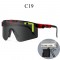 Двойни широки поляризирани спортни слънчеви очила рамка Tr90 и Uv400 защита YJ86 23