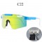 Двойни широки поляризирани спортни слънчеви очила рамка Tr90 и Uv400 защита YJ86 25