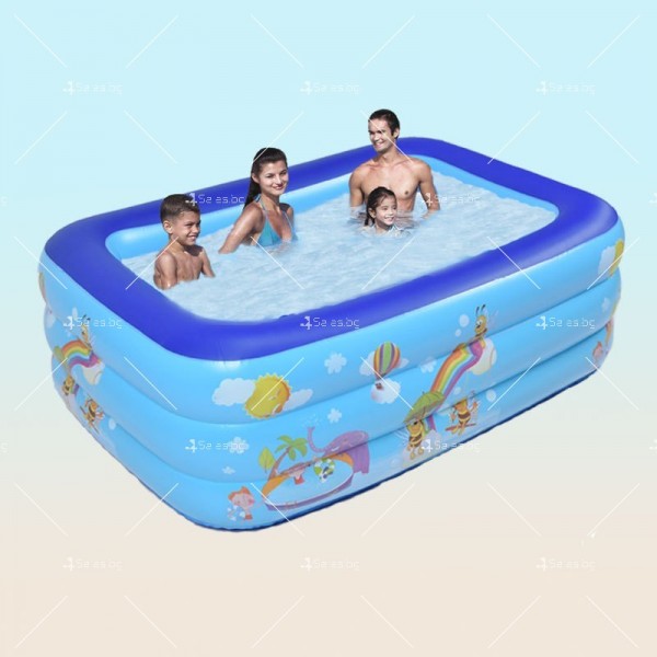 Удебелен детски надуваем басейн, различни размери  YYC2 3