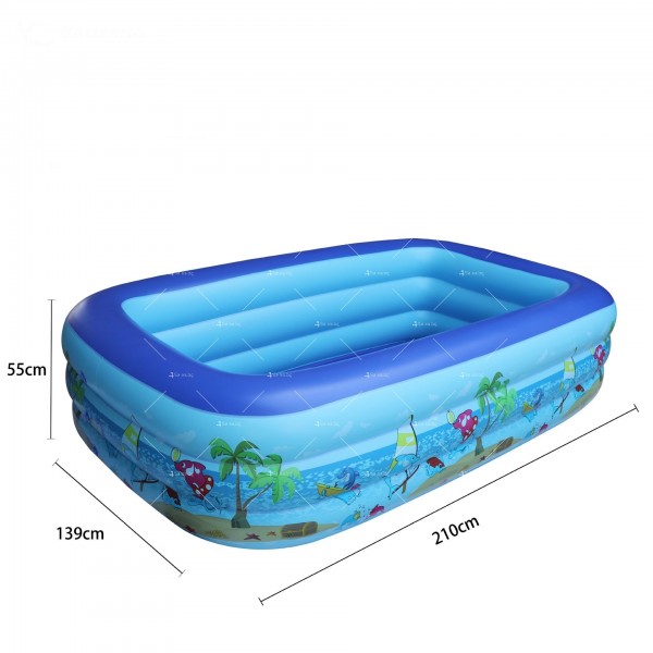 Удебелен детски надуваем басейн, различни размери  YYC2 4