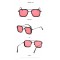 Квадратни слънчеви очила с наносници 1