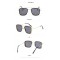 Квадратни слънчеви очила с наносници 11