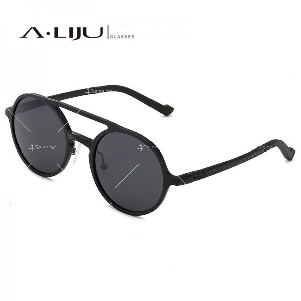 Унисекс слънчеви очила с двойна алуминиева рамка 6