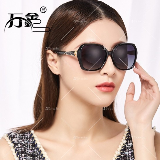 Дамски слънчеви очила с дръжки с метален елемент