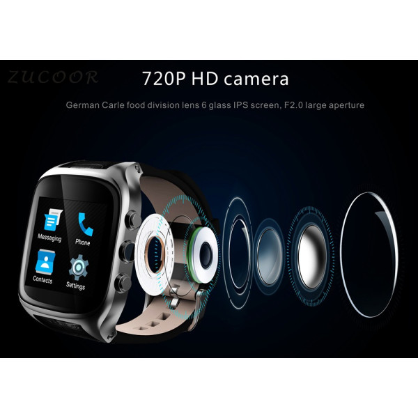 Смарт часовник ZUCOOR X01S със Sim карта, Bluetoth, WiFi и 3G  SMW3