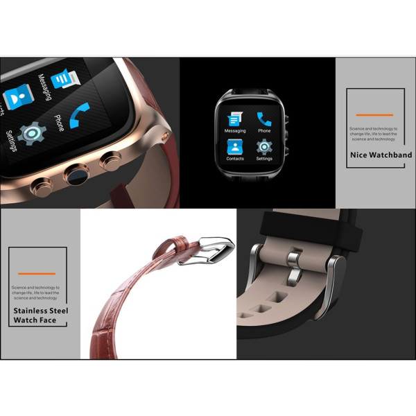 Смарт часовник ZUCOOR X01S със Sim карта, Bluetoth, WiFi и 3G  SMW3 12