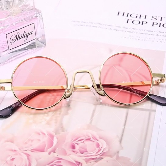 Ретро слънчеви очила с кръгла форма на стъклата